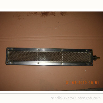 Commercial ceramic catalytic gas burners for 2 burner infrared gas grill